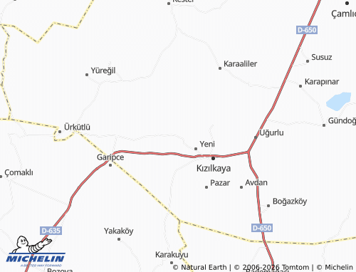 Mapa MICHELIN Yuva - ViaMichelin