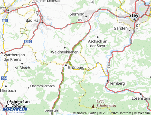 MICHELIN-Landkarte Pieslwang - ViaMichelin