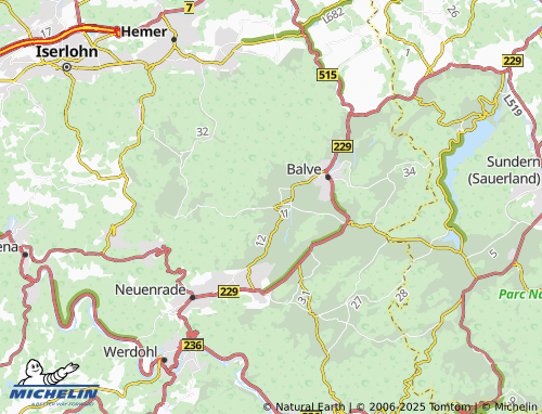 MICHELIN Garbeck map - ViaMichelin