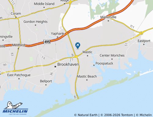 Mapa MICHELIN Shirley - ViaMichelin