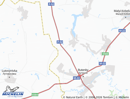 MICHELIN Troiany map - ViaMichelin