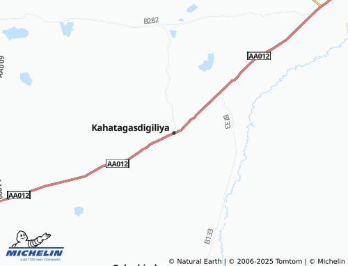 MICHELIN-Landkarte Kahatagasdigiliya - ViaMichelin