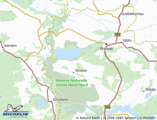 Mappa MICHELIN Prietzen - ViaMichelin