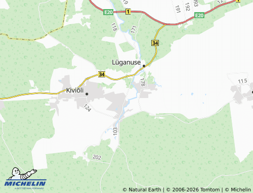 Carte MICHELIN Irvala - ViaMichelin