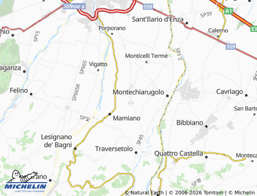 MICHELIN Lovetta map - ViaMichelin