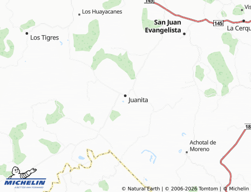 Mapa MICHELIN Juanita - ViaMichelin