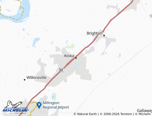 Mapa MICHELIN Atoka - ViaMichelin