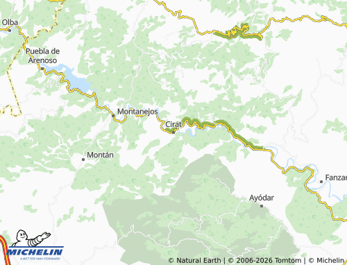 Kaart MICHELIN Cirat - ViaMichelin