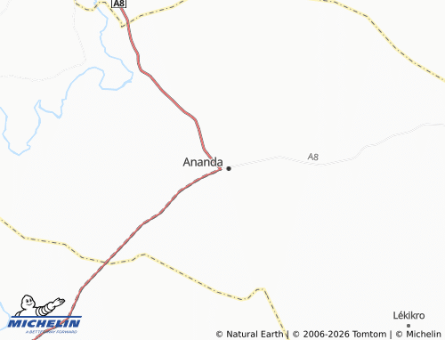 Mappa MICHELIN Ananda-Koidiokro - ViaMichelin