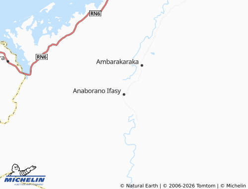 Mappa MICHELIN Anaborano Ifasy - ViaMichelin