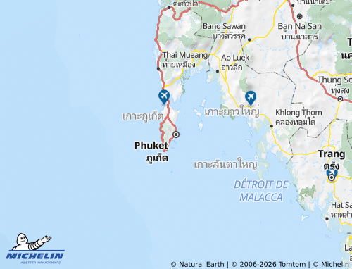 MICHELIN-Landkarte Provinz Phuket - ViaMichelin