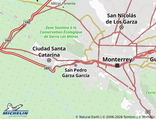 Mappa MICHELIN Colinas del Valle Punta Montama - ViaMichelin