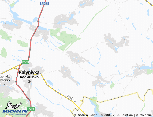Mappa MICHELIN Kotiuzhyntsi - ViaMichelin