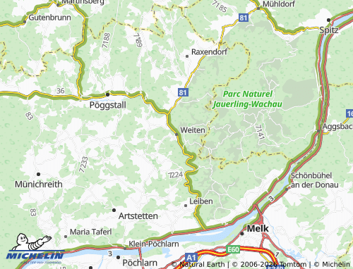 Carte MICHELIN Weiten - ViaMichelin