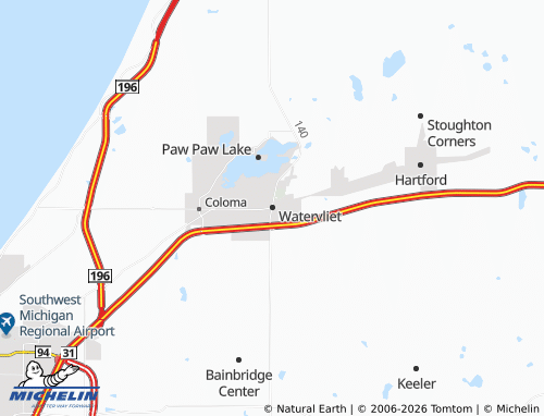 Mapa MICHELIN Watervliet - ViaMichelin