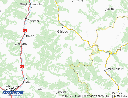 Mappa MICHELIN Popteleac - ViaMichelin