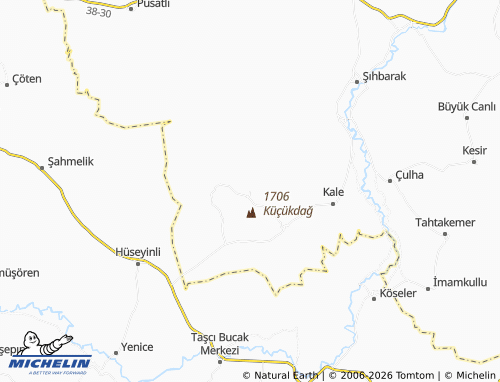 MICHELIN Bektaş map - ViaMichelin