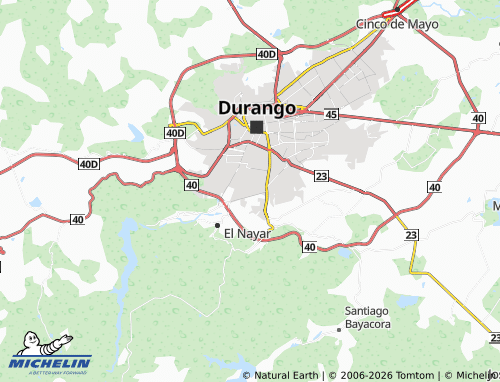 MICHELIN 23 de Marzo map - ViaMichelin