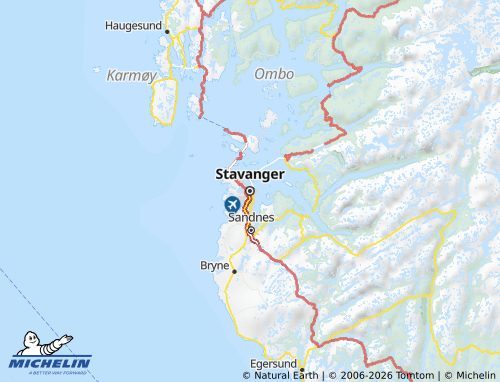 MICHELIN-Landkarte Rogaland - ViaMichelin