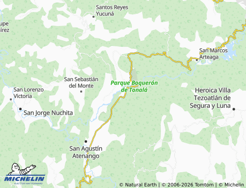 Mappa MICHELIN Santo Domingo Tonalá - ViaMichelin