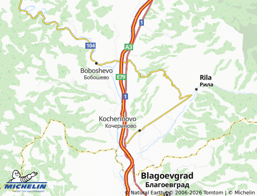 MICHELIN-Landkarte Mursalevo - ViaMichelin