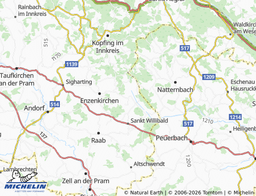 Mappa MICHELIN Matzing - ViaMichelin