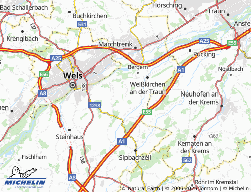 MICHELIN Schimpelsberg map - ViaMichelin