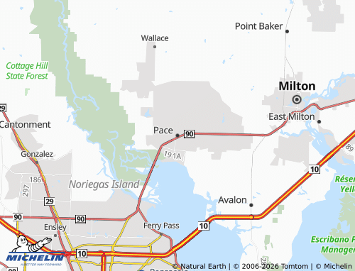 Mapa MICHELIN Pace - ViaMichelin