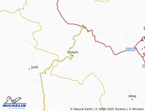 MICHELIN Suçeyin map - ViaMichelin