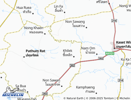 Carte MICHELIN Phon Sung - ViaMichelin