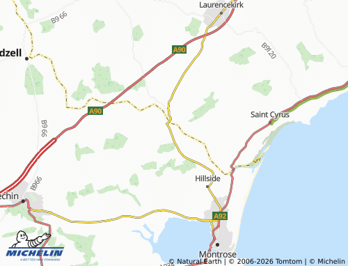Mappa MICHELIN Craigo - ViaMichelin