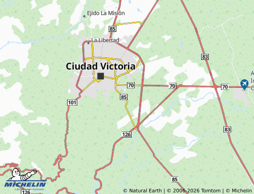 MICHELIN Canteras map - ViaMichelin