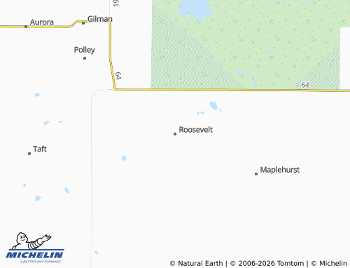Mappa MICHELIN Roosevelt - ViaMichelin