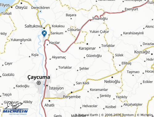 MICHELIN Kahvecioğlu map - ViaMichelin