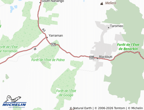 MICHELIN Gilla map - ViaMichelin