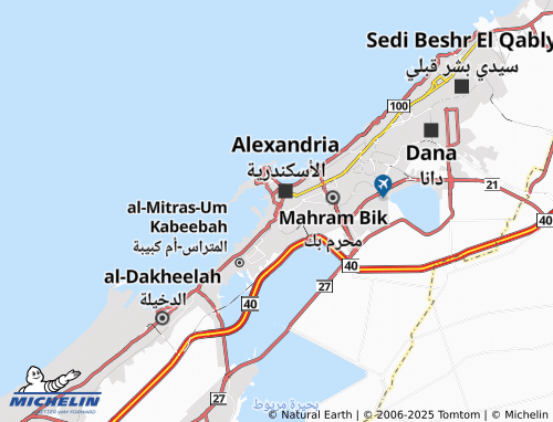 Kaart MICHELIN Souq al-Jumu'ah wal-Muneer - ViaMichelin