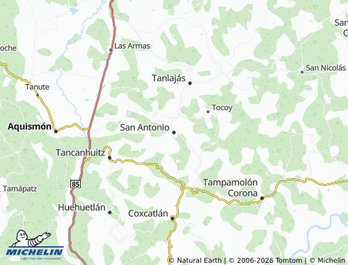 MICHELIN-Landkarte San Antonio - ViaMichelin