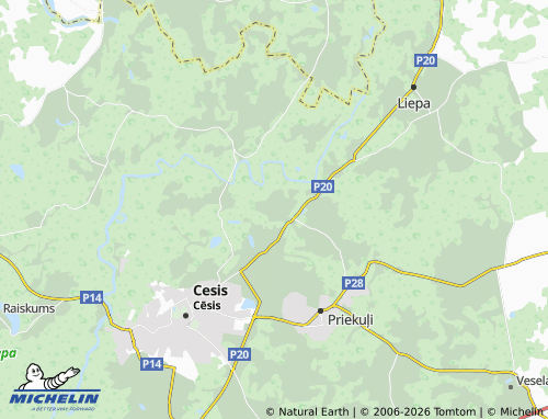 Mapa MICHELIN Jāņmuiža - ViaMichelin