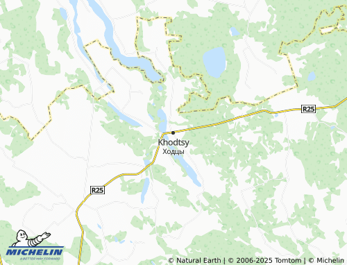 MICHELIN Khodtsy map - ViaMichelin