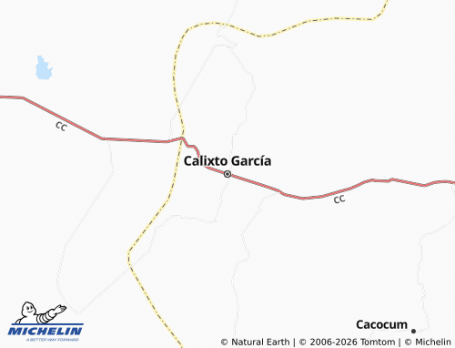 MICHELIN Calixto García map - ViaMichelin