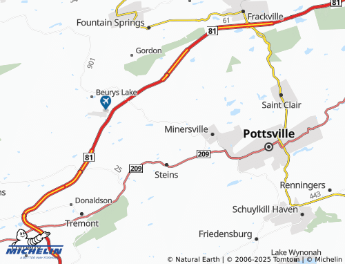 MICHELIN Forestville map - ViaMichelin