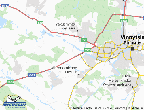 Mappa MICHELIN Berezyna - ViaMichelin
