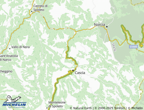 MICHELIN-Landkarte Logna - ViaMichelin