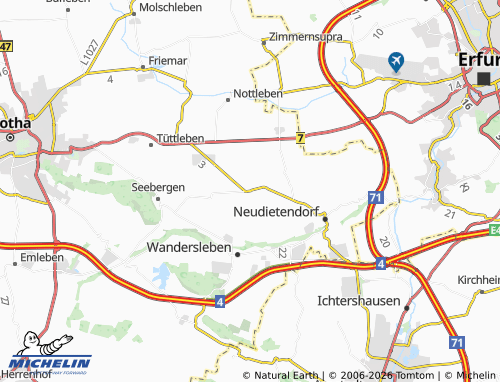 Mapa MICHELIN Großrettbach - ViaMichelin