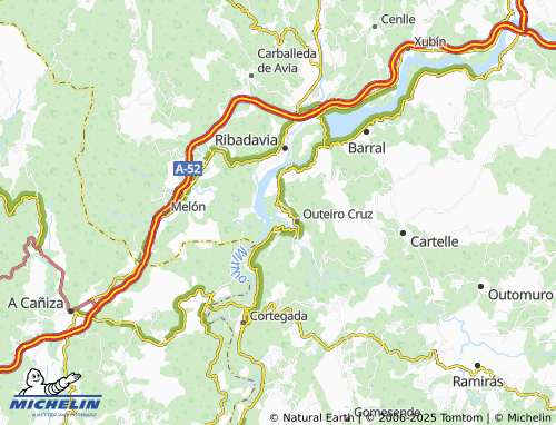 MICHELIN Os Chaos map - ViaMichelin