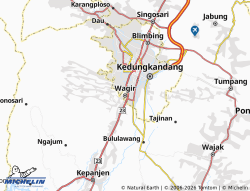 Kaart MICHELIN Wagir - ViaMichelin