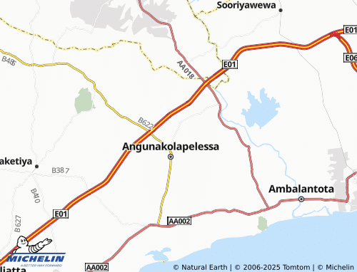 Carte MICHELIN Kankanamgama - ViaMichelin