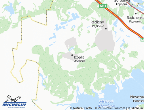 Carte MICHELIN Izoplit - ViaMichelin