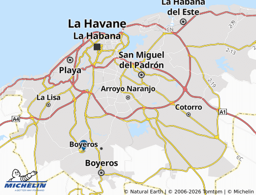 MICHELIN Arroyo Naranjo map - ViaMichelin