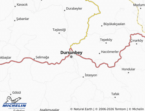 MICHELIN Cebeci map - ViaMichelin